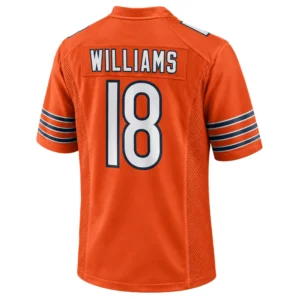 Caleb Williams Bears Jersey Orange Vibrant NFL Fan Gear