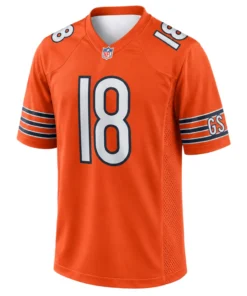 Caleb Williams Bears Jersey Orange Vibrant NFL Fan Gear