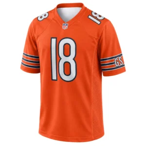 Caleb Williams Bears Jersey Orange Vibrant NFL Fan Gear
