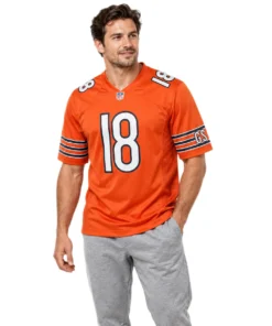Caleb Williams Bears Jersey Orange Vibrant NFL Fan Gear