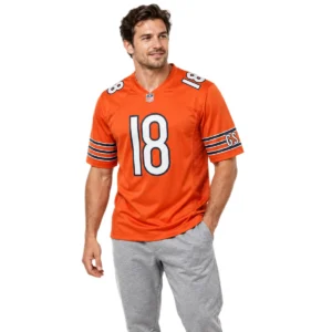 Caleb Williams Bears Jersey Orange Vibrant NFL Fan Gear