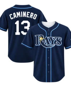 Caminero Tampa Bay Rays Jersey Youth Bold Fan Tee