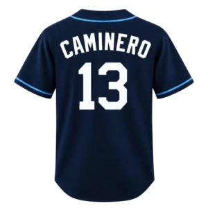Caminero Tampa Bay Rays Jersey Youth Bold Fan Tee