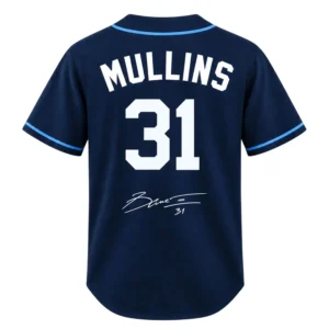 Cedric Mullins Rays Navy Jersey Fan Wear Bold Name & Number
