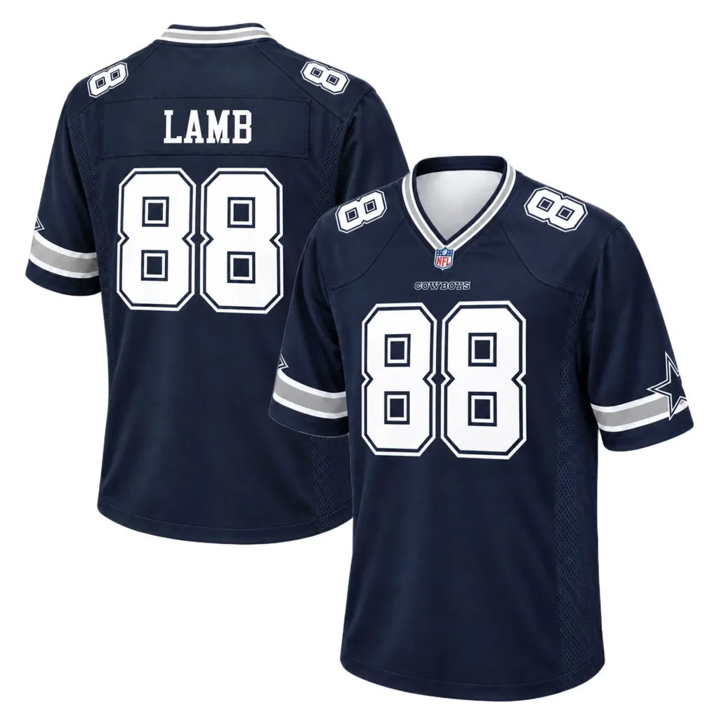 CeeDee Lamb Navy Cowboys Jersey 2026 Powerful NFL Apparel