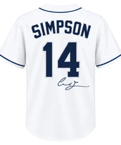 Chandler Simpson Signature Tampa Bay Rays Brilliant Jersey