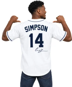 Chandler Simpson Signature Tampa Bay Rays Brilliant Jersey