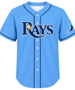 Chandler Simpson Tamba Bay Rays Jersey Bold Name & Number