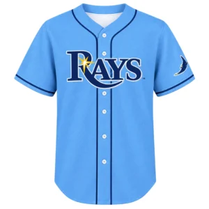 Chandler Simpson Tamba Bay Rays Jersey Bold Name & Number