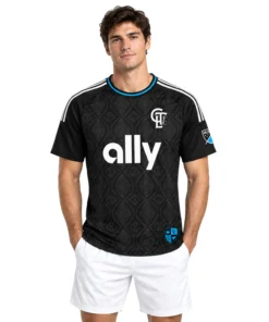 Charlotte FC Black Jersey 2026 Bold MLS Fanwear