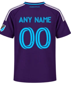 Charlotte FC Jersey Purple Custom Player Vibrant Fan Apparel