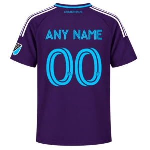 Charlotte FC Jersey Purple Custom Player Vibrant Fan Apparel