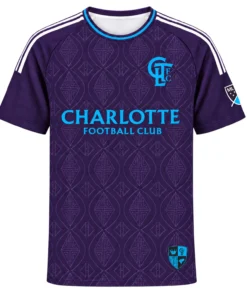 Charlotte FC Jersey Purple Custom Player Vibrant Fan Apparel