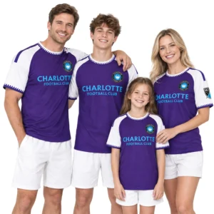 Charlotte FC Purple Jersey Custom Player Dynamic Fan Apparel