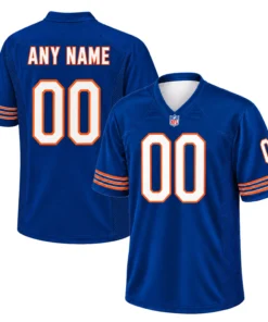 Chicago Bears Blue Jersey Custom Player Bold NFL gear