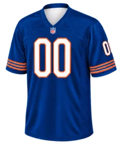 Chicago Bears Blue Jersey Custom Player Bold NFL gear