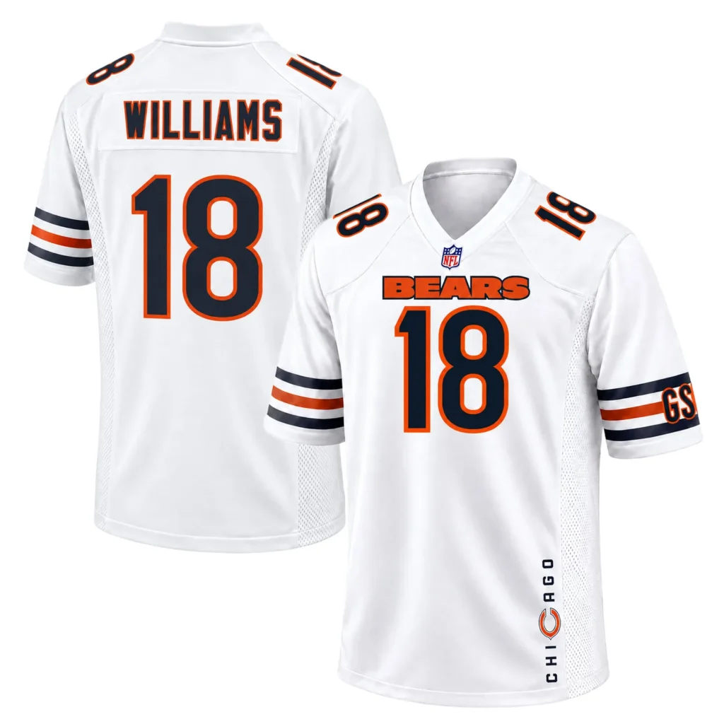 Chicago Bears Caleb Williams Jersey Vibrant Game Day Style