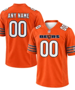 Chicago Bears Orange Football Mom Jersey – Custom Player Vibrant Style
