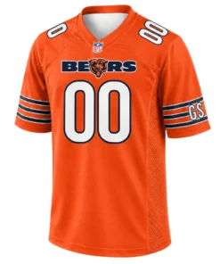 Chicago Bears Orange Football Mom Jersey – Custom Player Vibrant Style