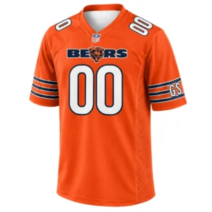 Chicago Bears Orange Football Mom Jersey – Custom Player Vibrant Style