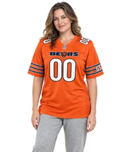 Chicago Bears Orange Football Mom Jersey – Custom Player Vibrant Style