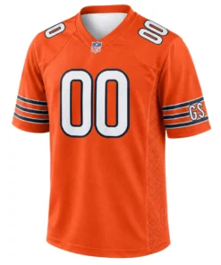 Chicago Bears orange Jersey Custom Bold Fan Apparel