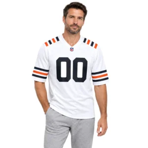 Chicago Bears White Alternate Jersey Custom Player Bold Fan Apparel