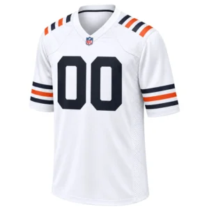 Chicago Bears White Alternate Jersey Custom Player Bold Fan Apparel