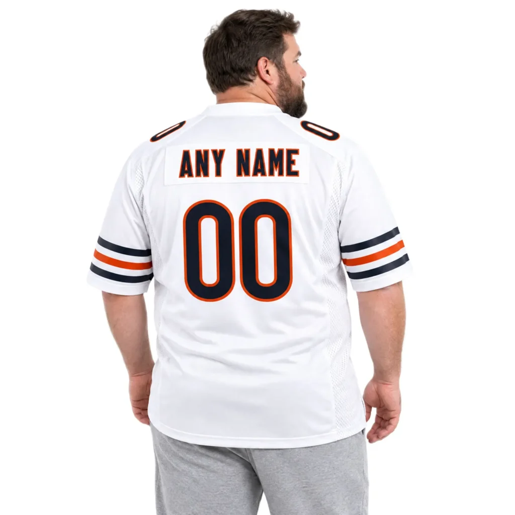 Chicago Bears White Jersey 2026 Popular Custom Name and Numbler Player