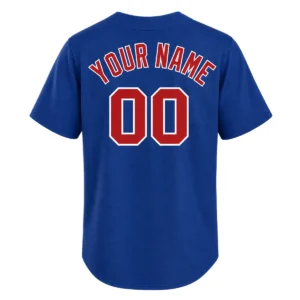 Chicago Cubs Royal Alternate Jersey Custom Elite Fan Gear