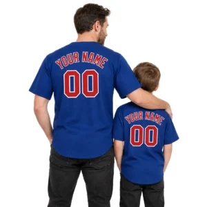 Chicago Cubs Royal Alternate Jersey Custom Elite Fan Gear
