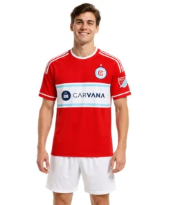 Chicago Fire FC Home Jersey with Vibrant Fan Gear Custom