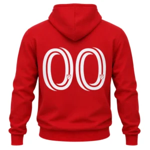 Chicago Fire Red Pullover Hoodie Custom Name and Number Bold Team Apparel