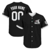 Chicago White Sox Black Jersey Vibrant Custom Style
