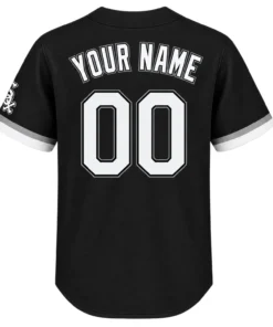 Chicago White Sox Black Jersey Vibrant Custom Style