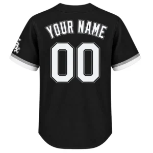 Chicago White Sox Black Jersey Vibrant Custom Style