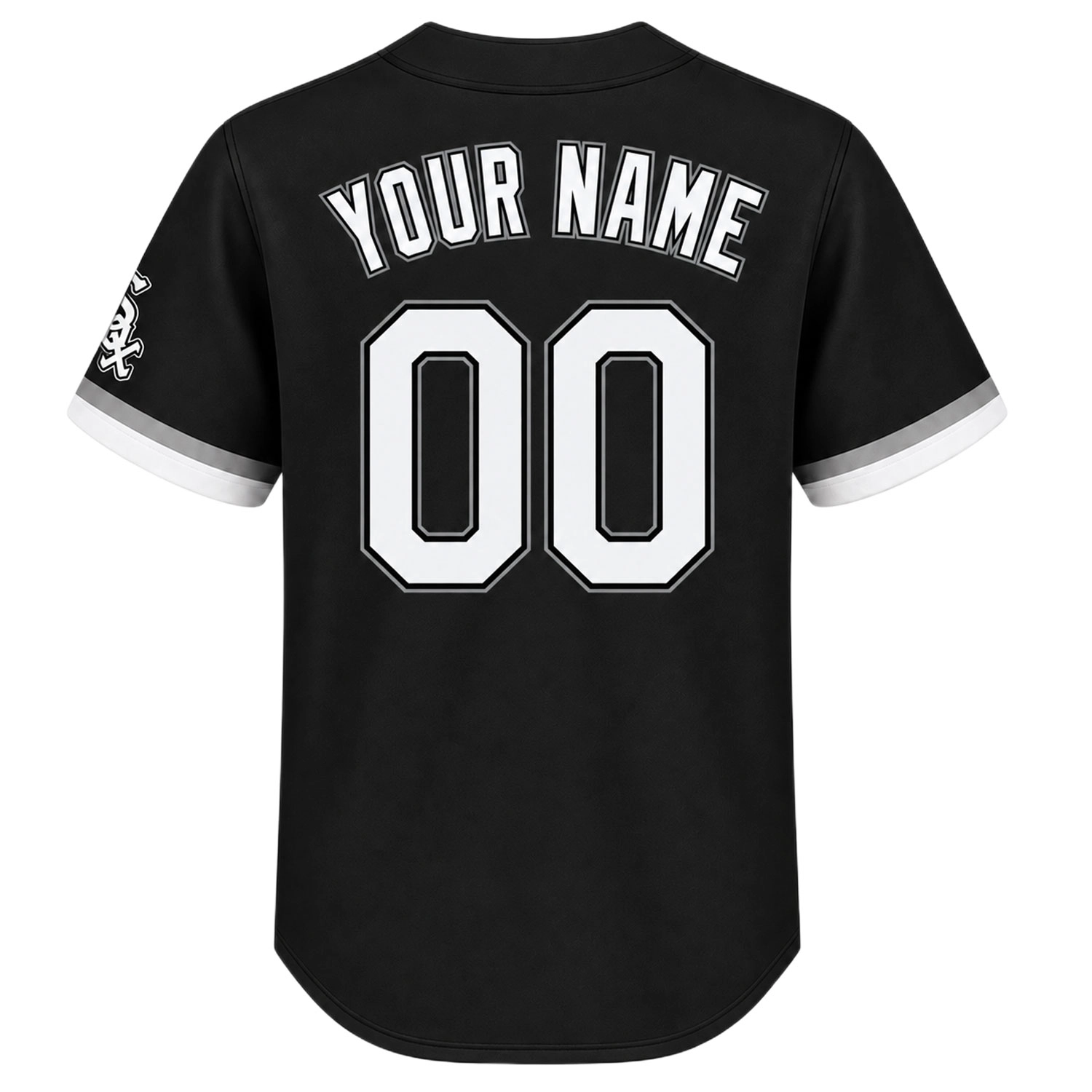 Chicago White Sox Black Jersey Vibrant Custom Style