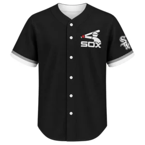 Chicago White Sox Black Jersey Vibrant Custom Style