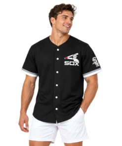 Chicago White Sox Black Jersey Vibrant Custom Style