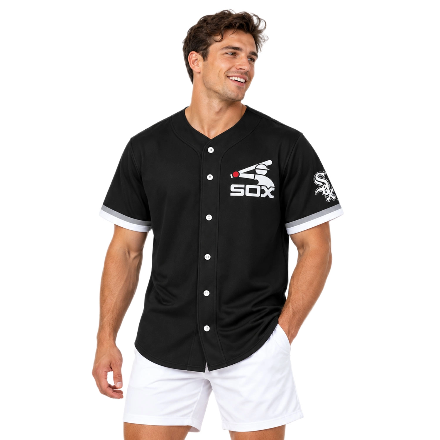 Chicago White Sox Black Jersey Vibrant Custom Style