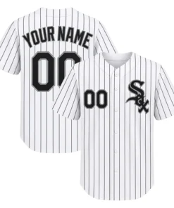 Chicago White Sox Jersey Bold White Home Custom
