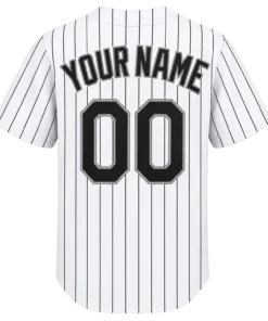 Chicago White Sox Jersey Bold White Home Custom