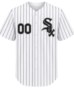 Chicago White Sox Jersey Bold White Home Custom