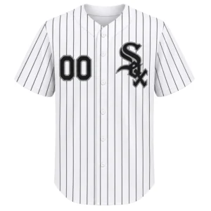 Chicago White Sox Jersey Bold White Home Custom