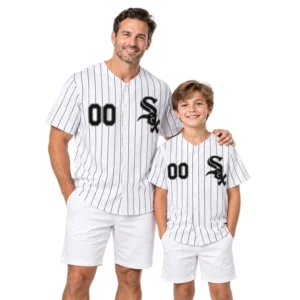 Chicago White Sox Jersey Bold White Home Custom