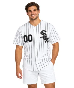 Chicago White Sox Jersey Bold White Home Custom
