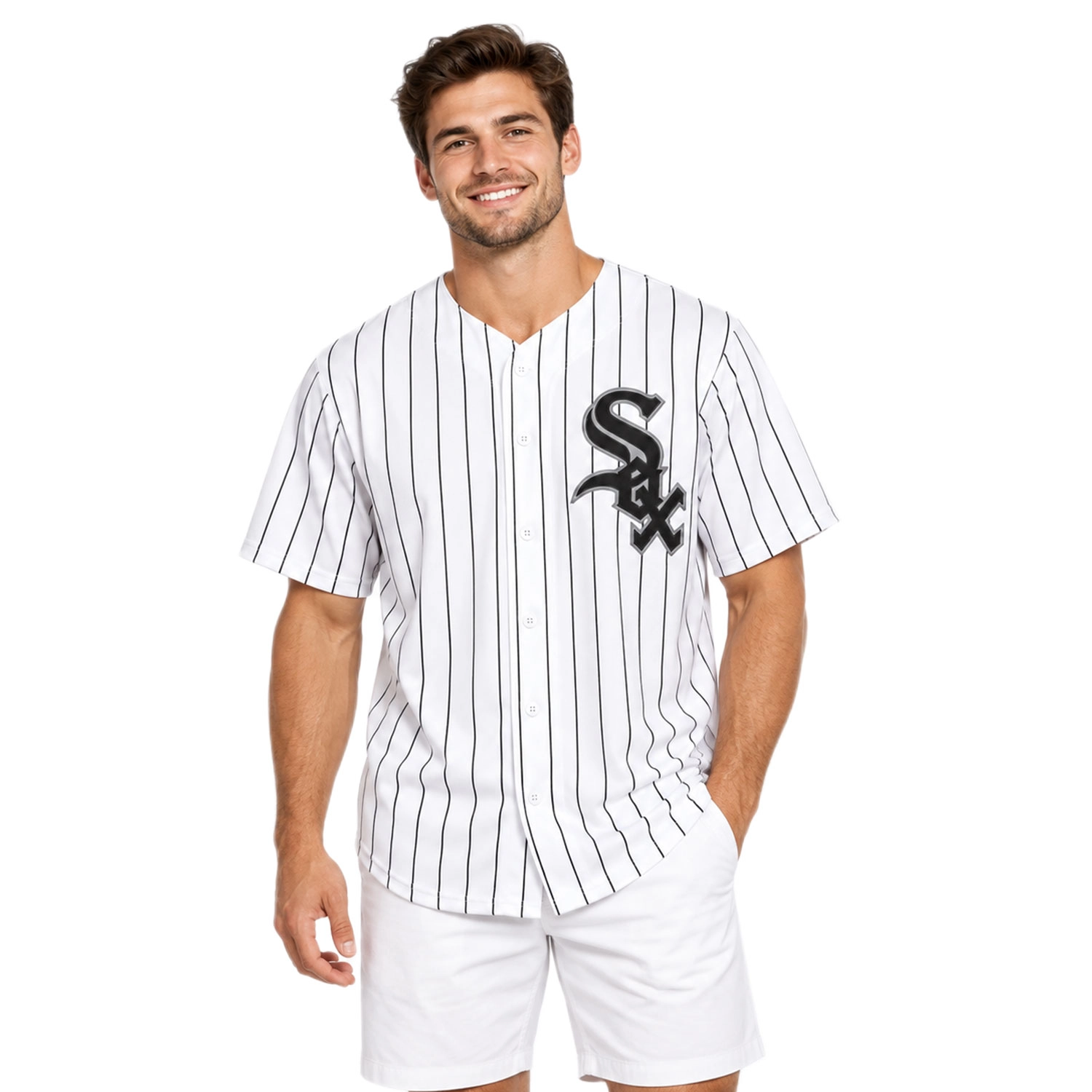 Chicago White Sox Pinstripe Jersey Elite 2026 Home Custom