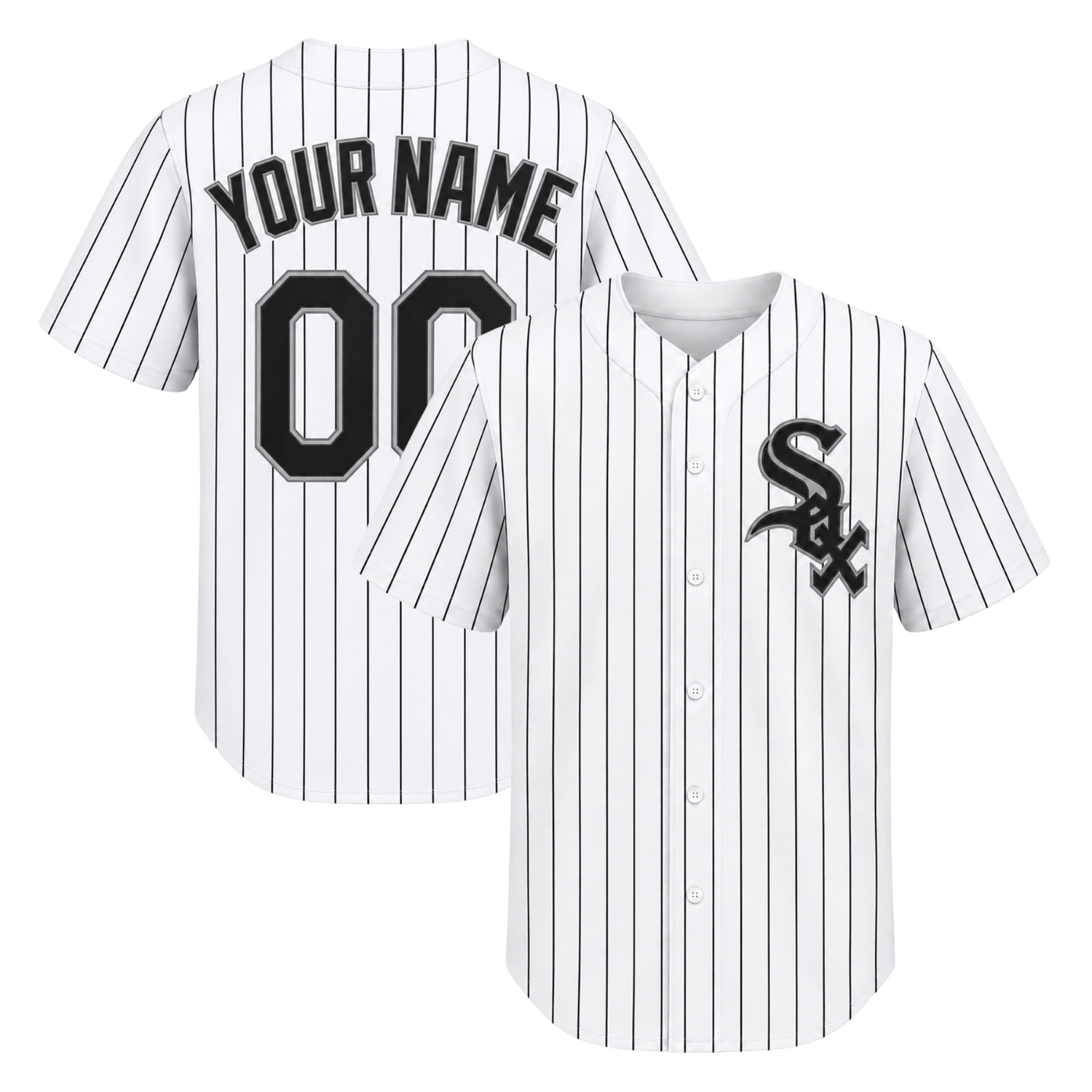 Chicago White Sox Pinstripe Jersey Elite 2026 Home Custom