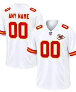 Chiefs White Personalized Jersey Game Day Stunning