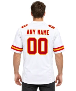 Chiefs White Personalized Jersey Game Day Stunning